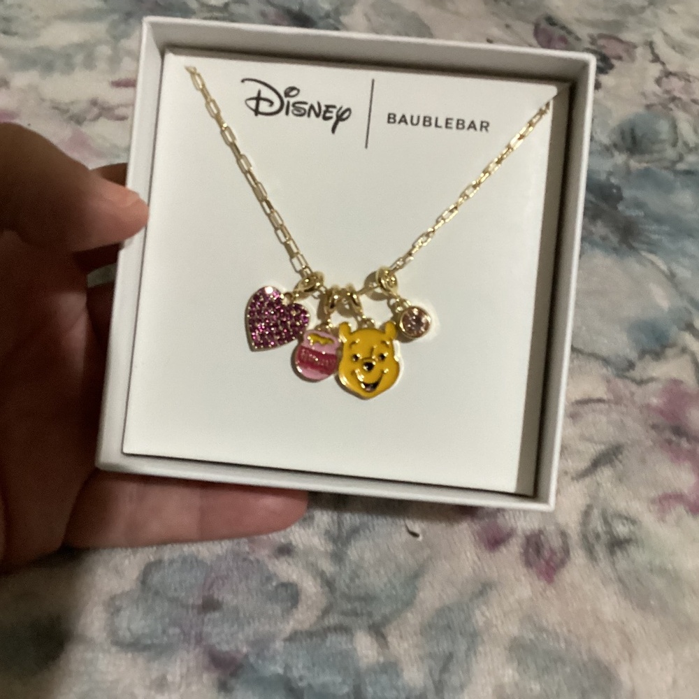 New Baulebar x Disney Necklace with Winnie the Pooh Charms